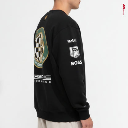 Porsche Motorsport "Team Official" Sweatshirt | Multi-Graphic Performance