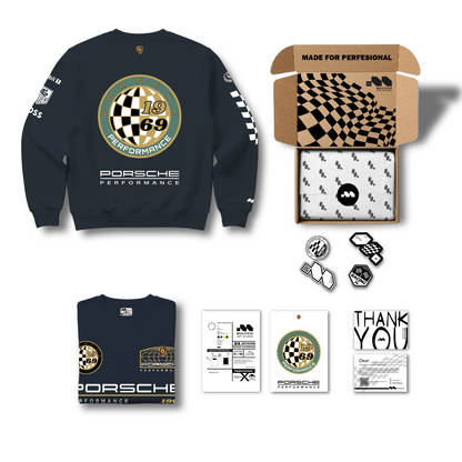 Porsche Motorsport "Team Official" Sweatshirt | Multi-Graphic Performance