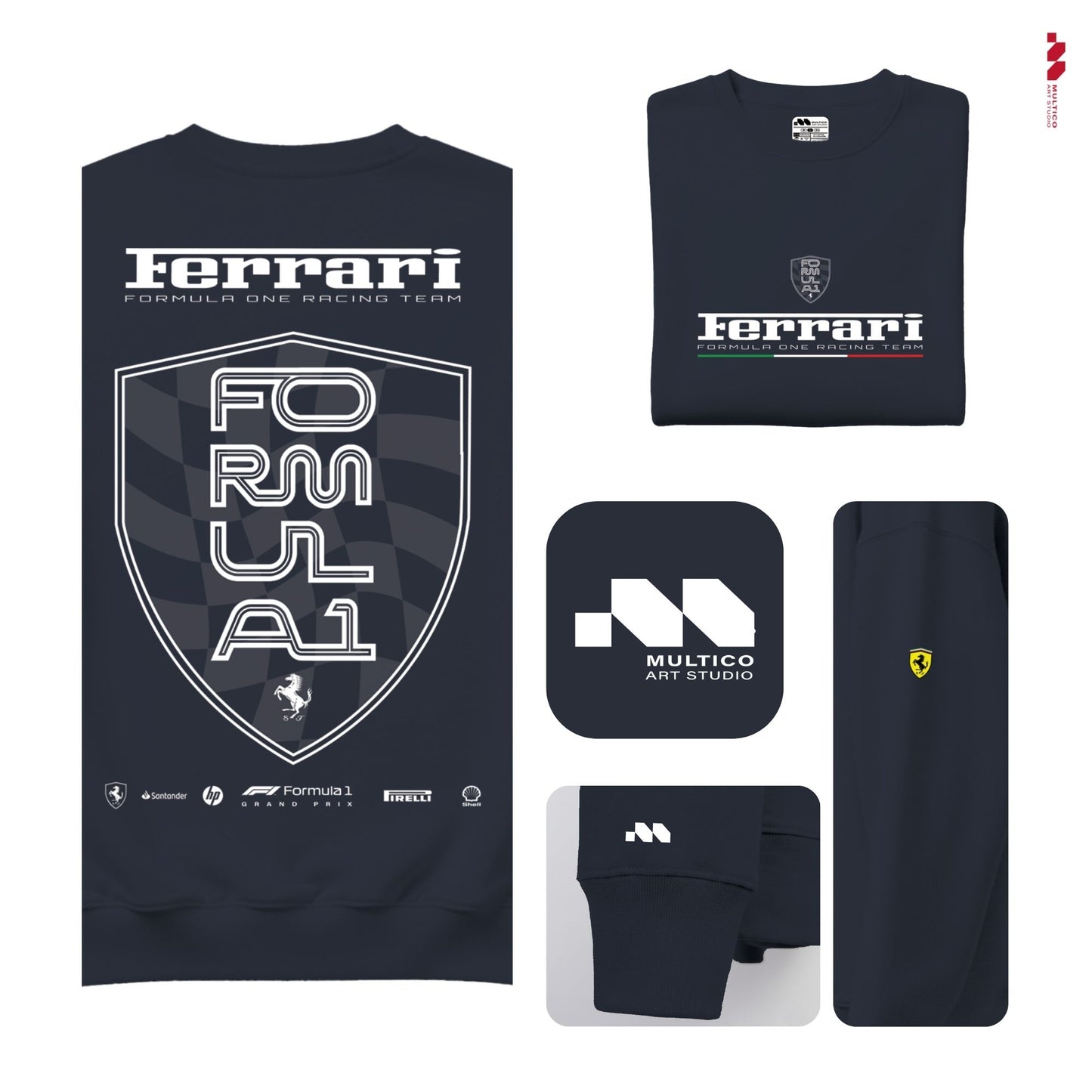 Ferrari Racing "Scuderia Style" Sweatshirt