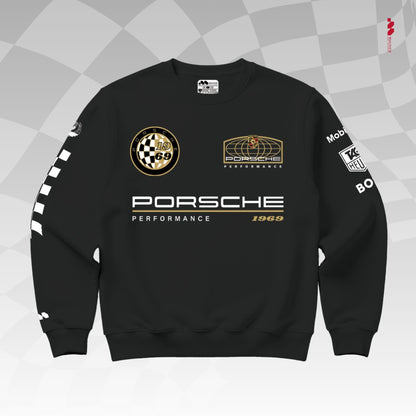 Porsche Motorsport "Team Official" Sweatshirt | Multi-Graphic Performance