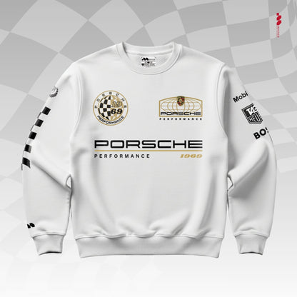 Porsche Motorsport "Team Official" Sweatshirt | Multi-Graphic Performance